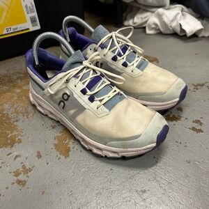 On Running Cloudventure Womens 8 Trail Running Shoes Ivory Purple Grey 22.99057